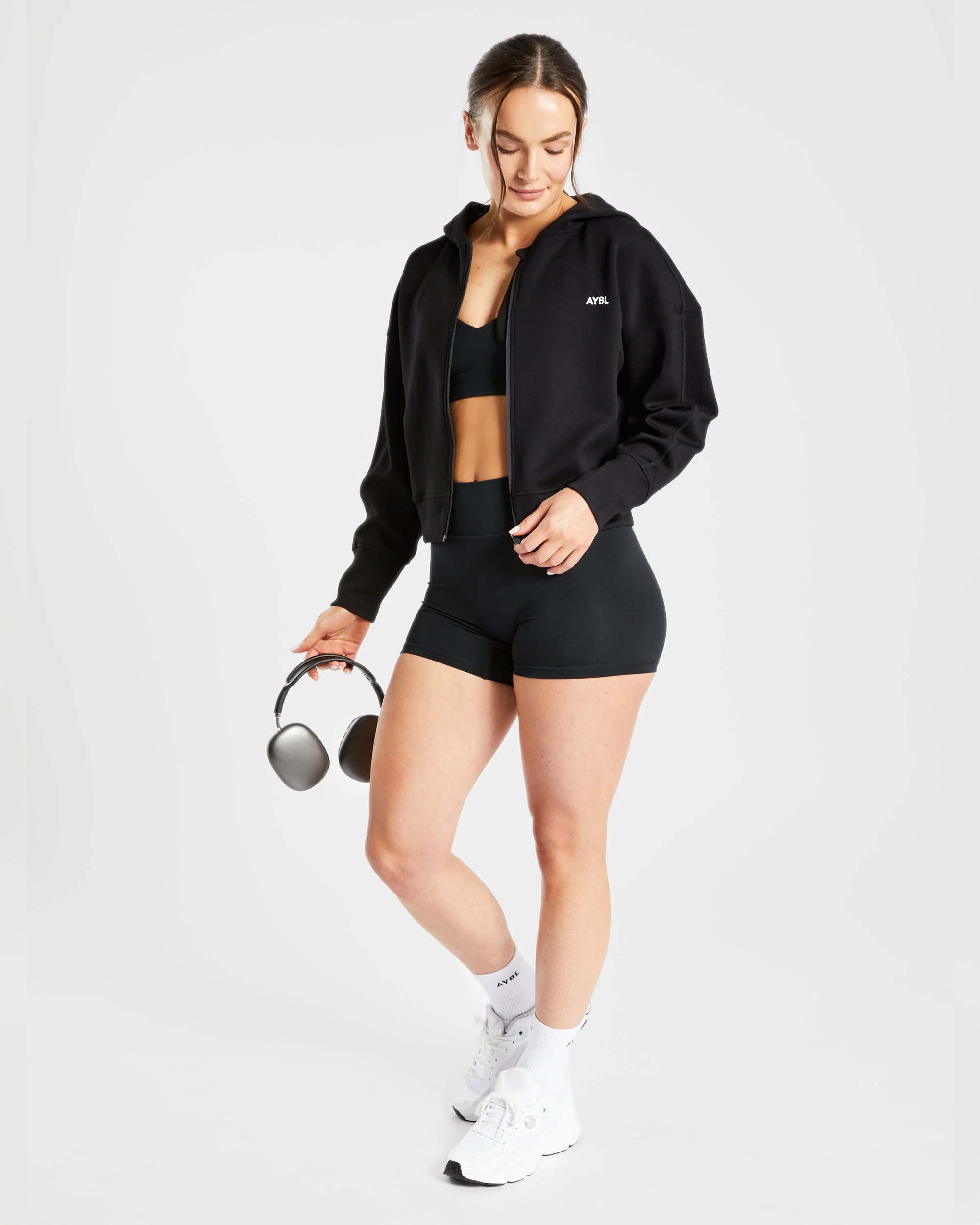 Zip Up Jacket - Noir - Image 8