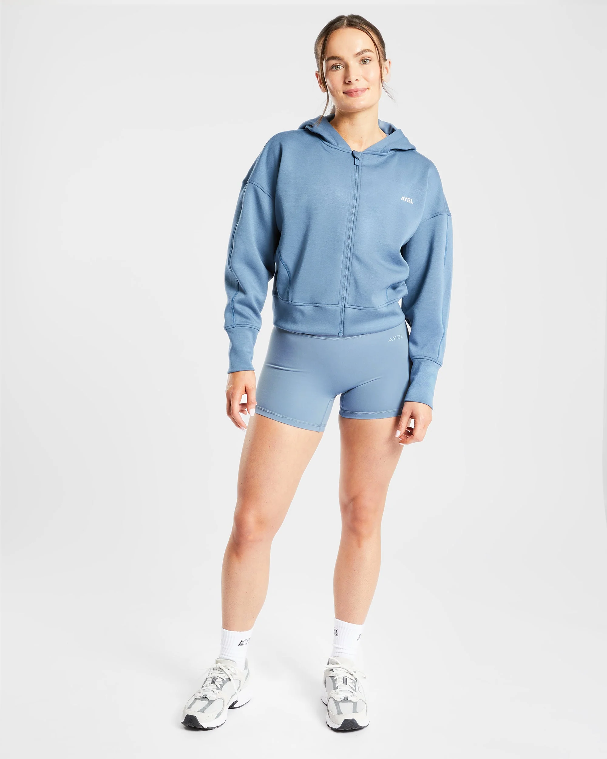 Zip Up Jacket - Bleu - Image 3