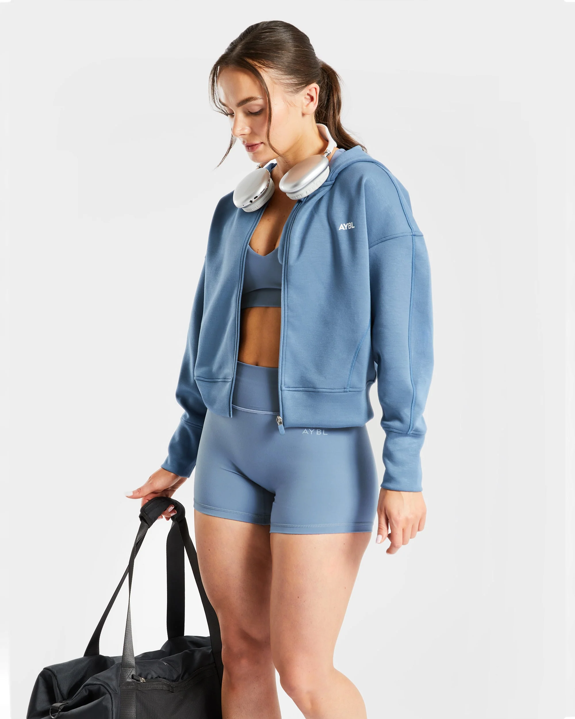 Zip Up Jacket - Bleu - Image 7