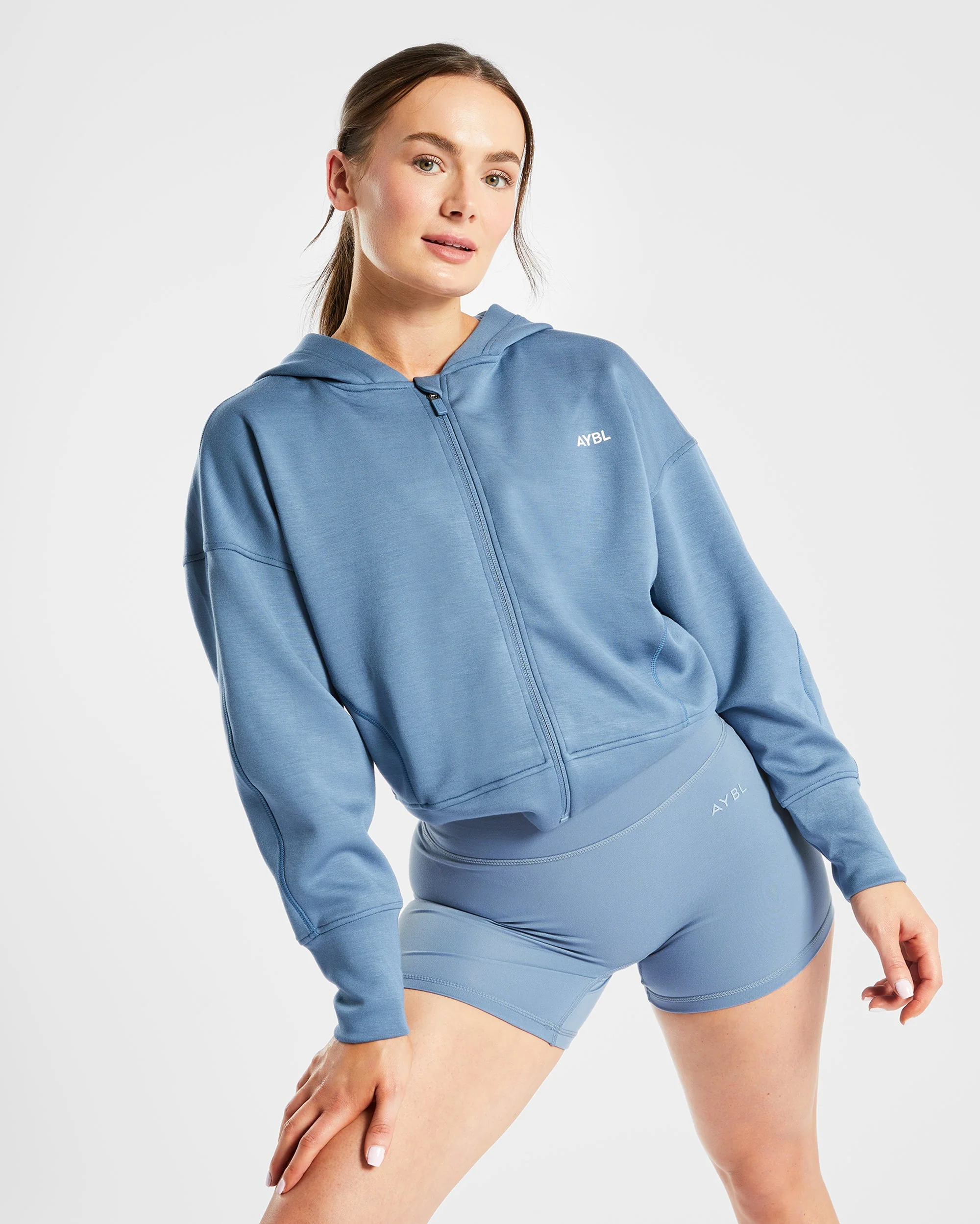 Zip Up Jacket - Bleu - Image 8